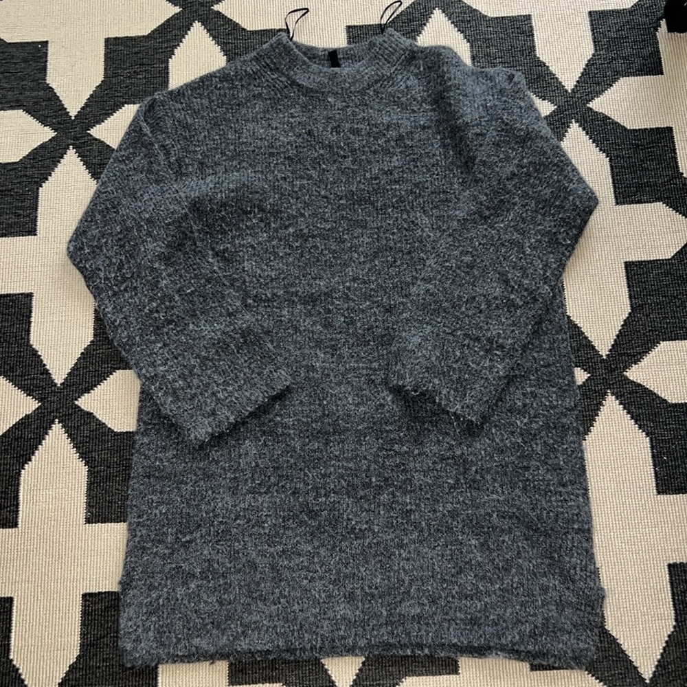 H&M Dark Grey Knit Sweater Dress